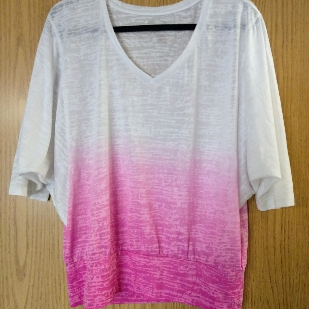 Ideology burnout ombre top